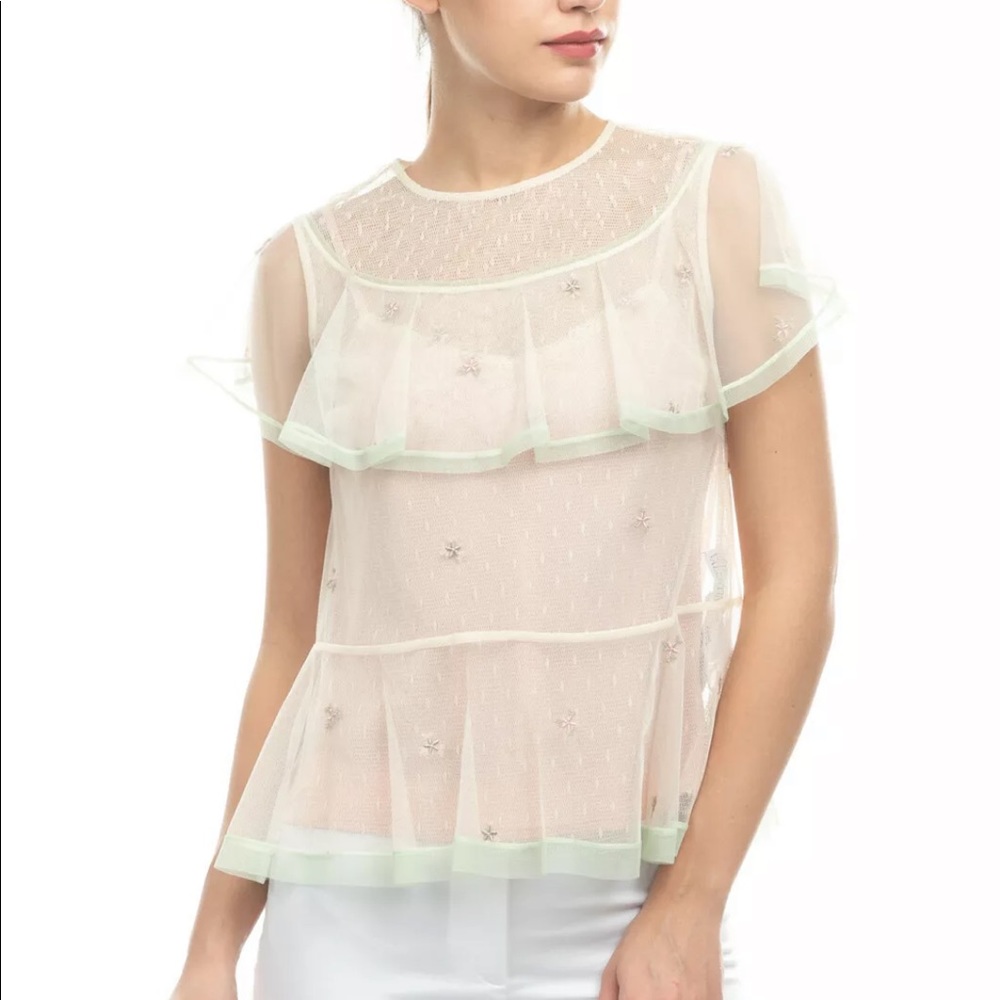 Valentino sheer shirt